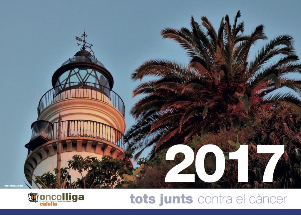 Calendari 2017 de la delegació d'Oncolliga de Calella de Mar