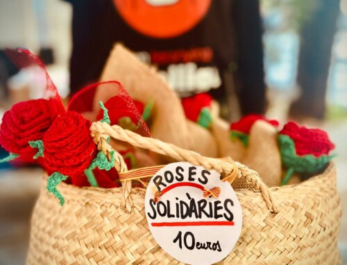 Roses solidàries d’Oncolliga per Sant Jordi per ajudar-nos a ajudar
