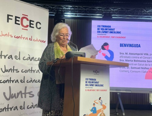 El voluntariat oncològic reflexiona sobre el sentiment d’agraïment que reben