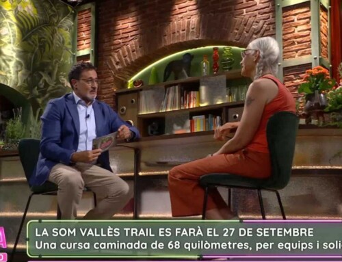 Núria Burgada, la padrina de la Som Vallès Trail, entrevistada per Xavier Grasset a TV3