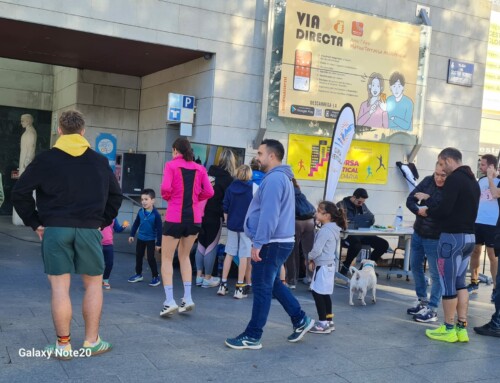 La 3a Cursa Vertical Solidària de Mútua Terrassa ha estat a benefici d’Oncolliga